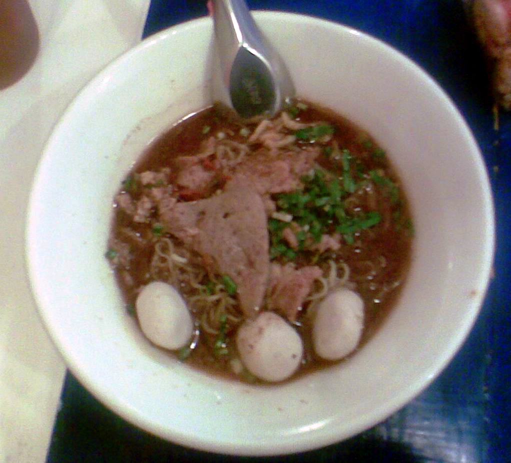 Duck blood soup