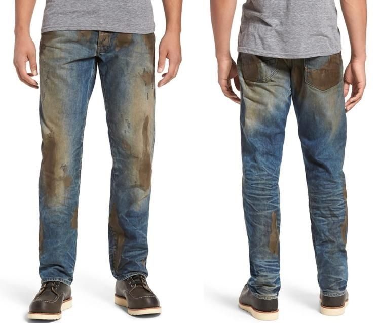 Barracuda straight hot sale leg jeans mud