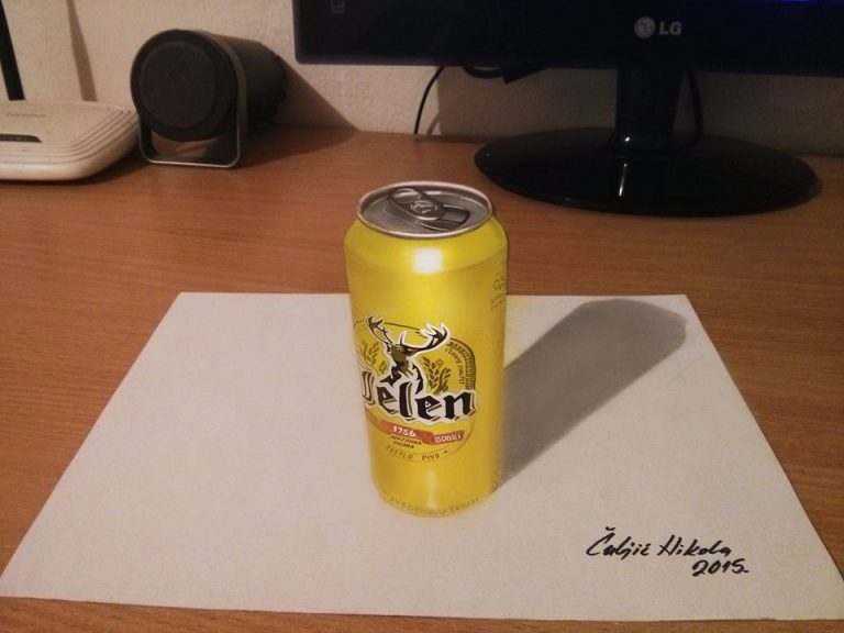The Hand-Drawn 3D Illusions of Nikola Čuljić