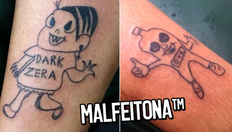 Brazilian Tattoo Artist Specializes in Ugly Tattoos, Has Plenty of Clients