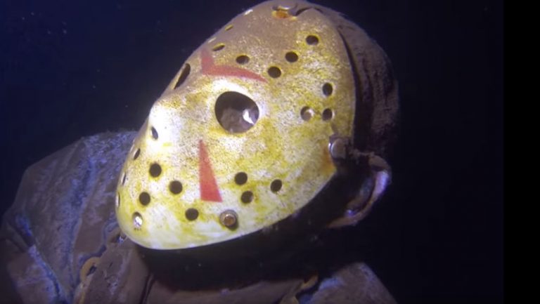 Someone Dropped a Life-Size Jason Vorhees Statue to the Bottom of a ...