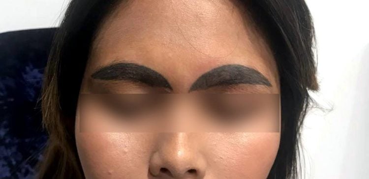 Student Left With Constant Surprised Face After Tattooed Fake Eyebrows Go  Wrong  HuffPost UK Students