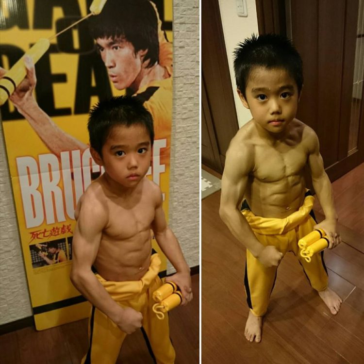 8-Year-Old Boy Trains for Over 4 Hours a Day to Imitate Bruce Lee