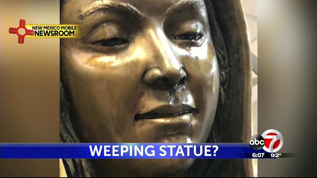 Christians Flock to Virgin Mary Statue Crying RoseScented Tears