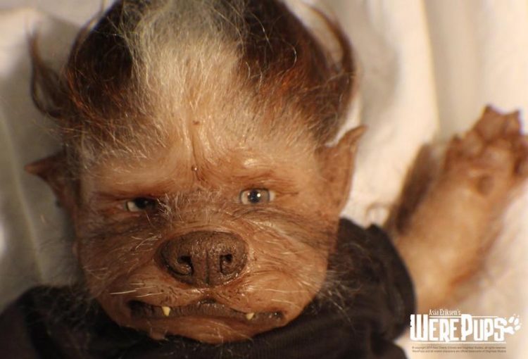 Werepups Artist Creates Eerily Lifelike Werewolf Babies