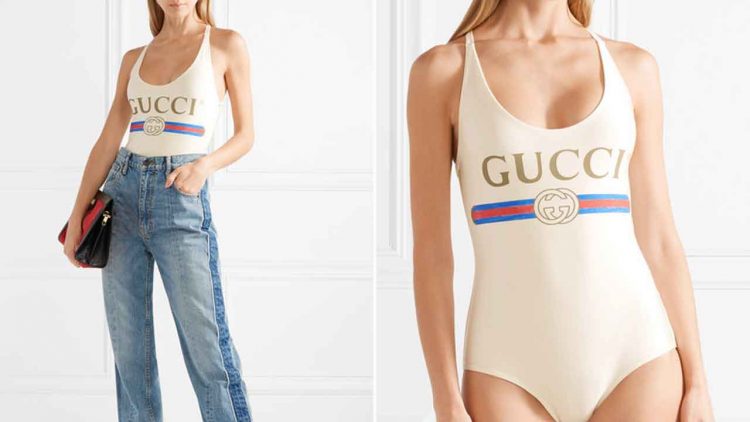 gucci swimsuit not for swimming