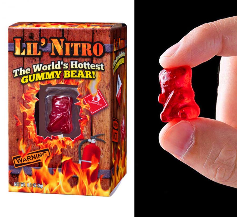 World’s Hottest Gummy Bear Is 900 Times Hotter Than a Jalapeno Pepper.