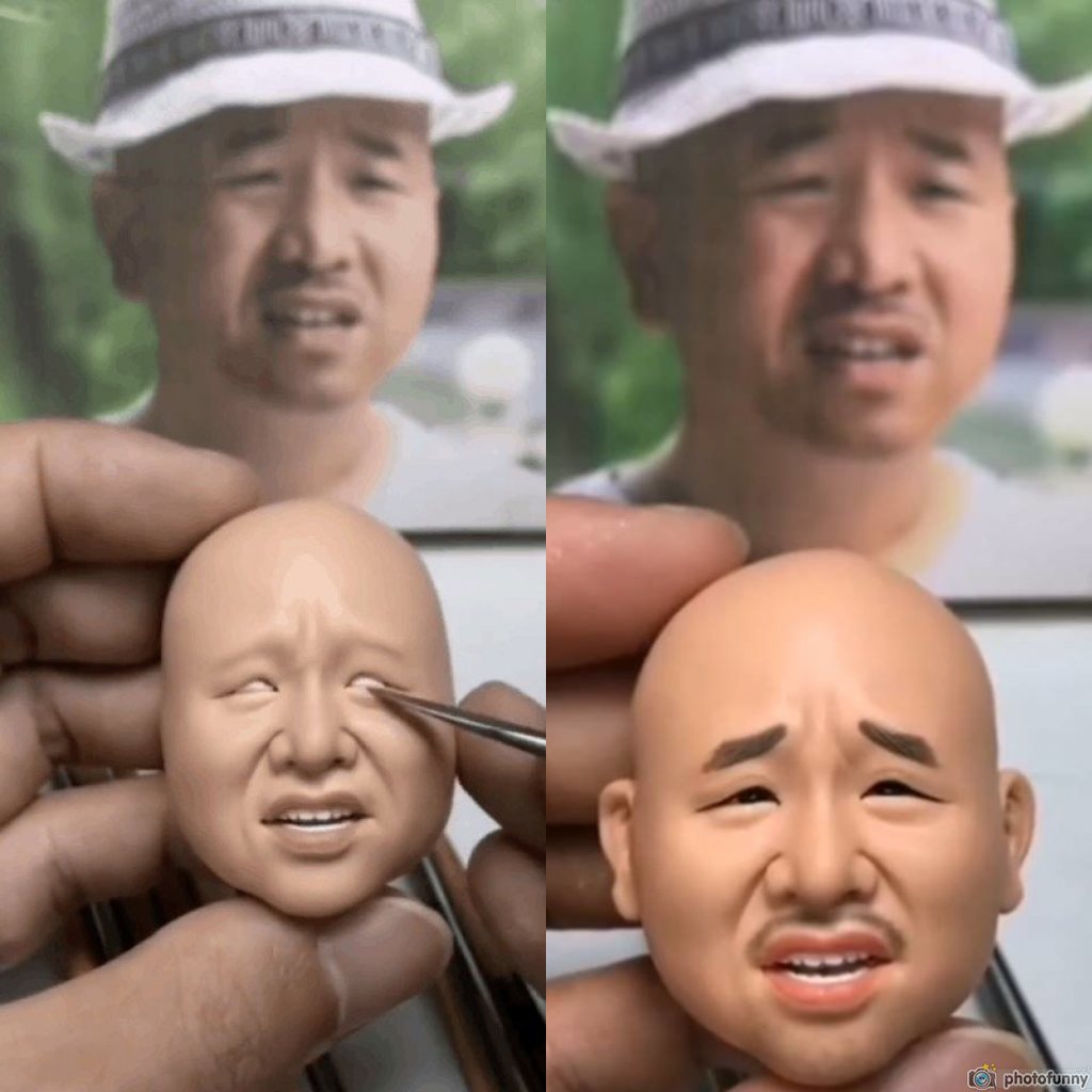Artist Shares How He Sculpts Realistic Clay Figurines of Celebrities