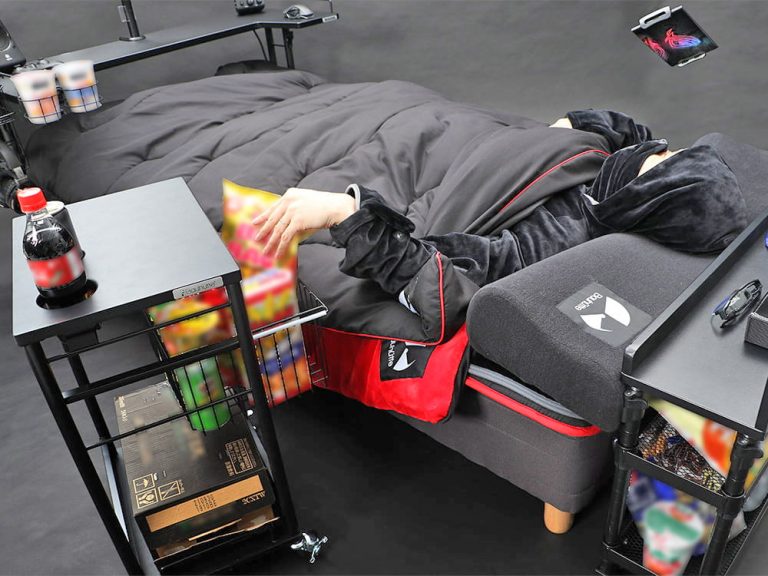 Japanese Furniture Maker Unveils the Ultimate Gaming Bed
