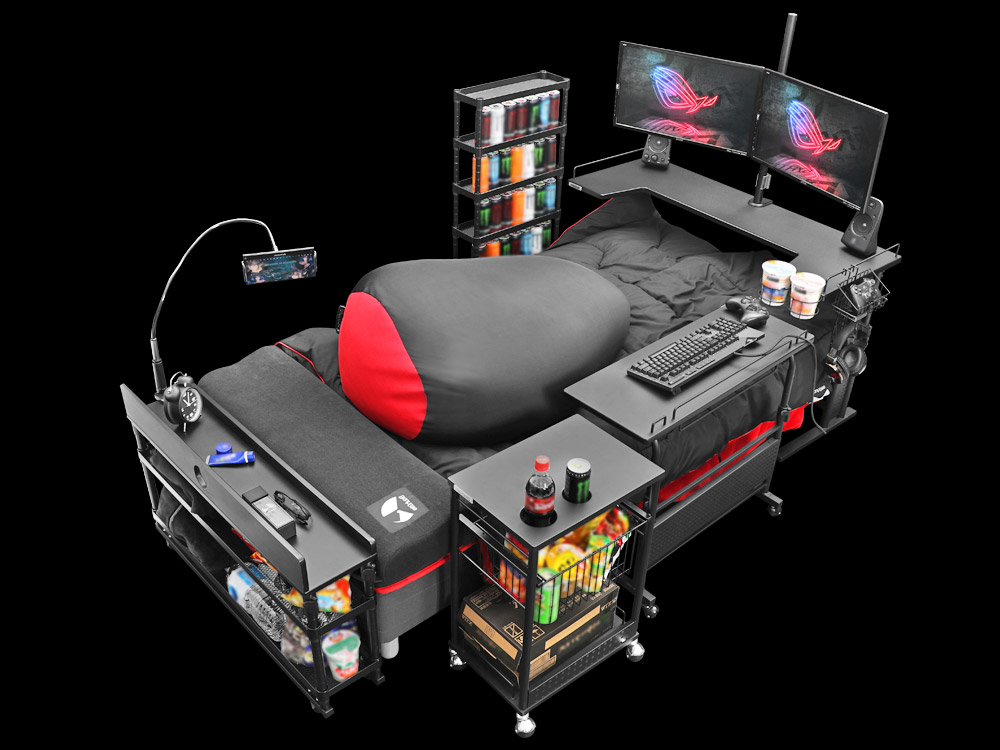 Japanese Furniture Maker Unveils the Ultimate Gaming Bed