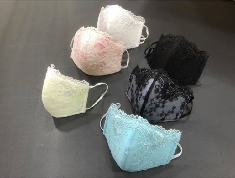 These lace bra-shaped face masks sold out minutes after launch