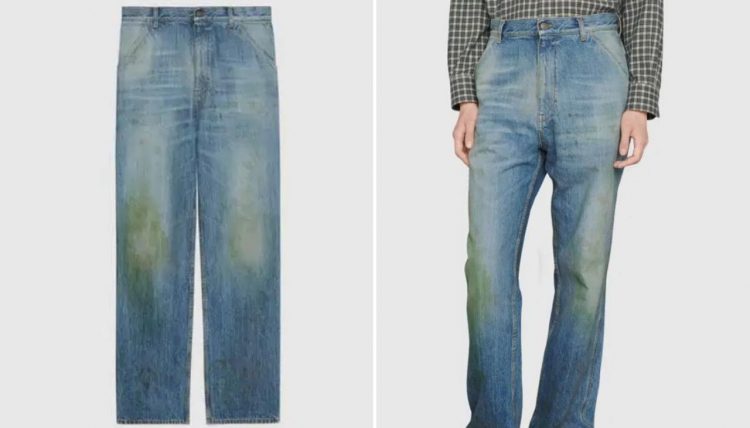 Gucci Is Selling Distressed Jeans With Grass Stains on Them for 5