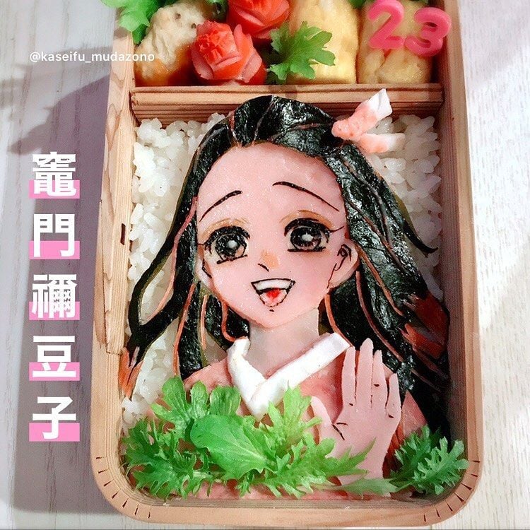 Food Artist Creates Edible Portraits of Popular Anime Characters
