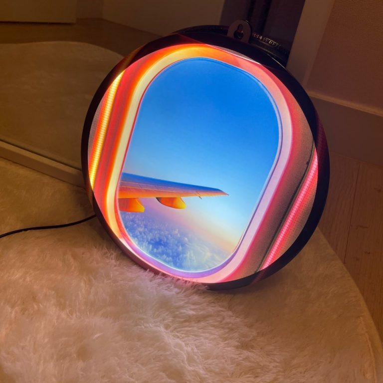 Company Launches Realistic Airplane Window Lamp for Grounded Travelers