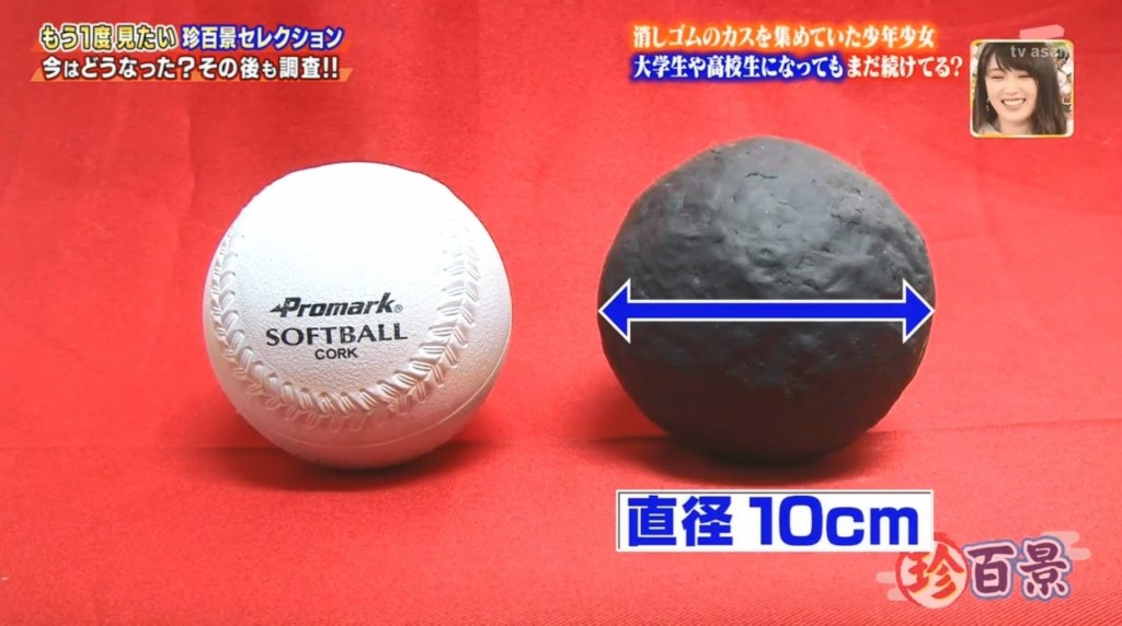 Teen Turns 11YearsWorth of Eraser Shavings Into Giant Ball