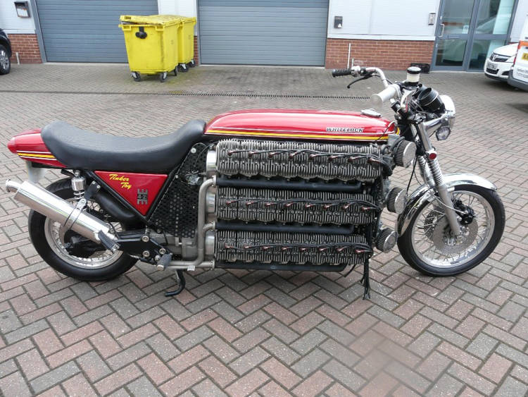 This 48 Cylinder Motorcycle Is One Of The Craziest Things Youll Ever See