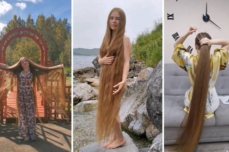 28-Year-Old Russian Rapunzel Hasn't Cut Her Hair in 23 Years