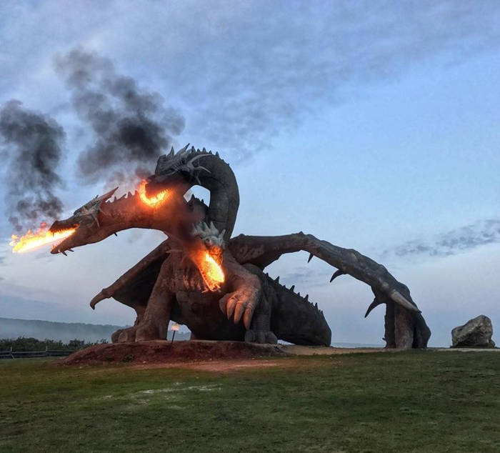 Realistic Fire Breathing Dragons