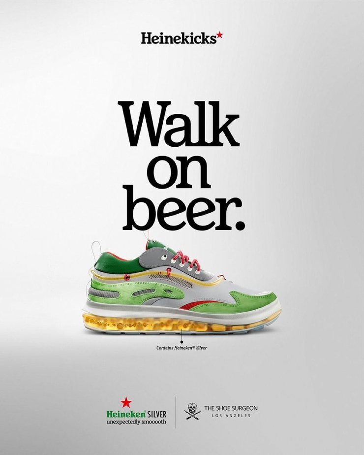 Stadion Confronteren Grafiek Walk on Beer With These Limited-Edition Sneakers With Beer-Filled Soles