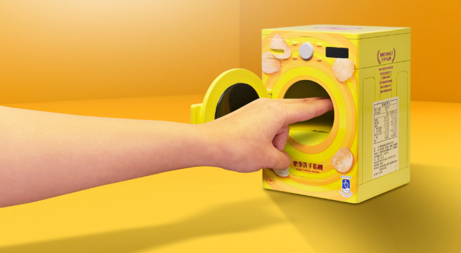 Potato Chip Maker Launches Hilarious Finger Washing Machine