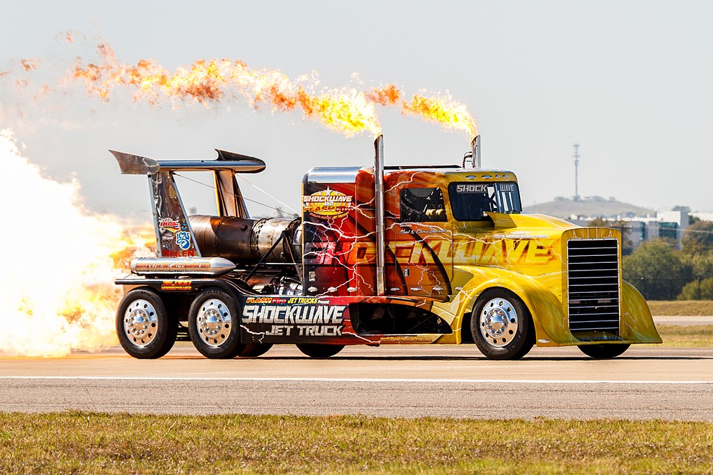 Shockwave The Fastest Jet EnginePowered Truck Ever Made