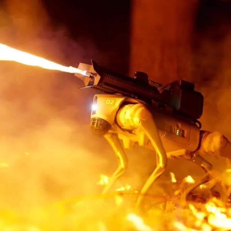 You Can Now Buy Your Very Own Flamethrowing Robot Dog