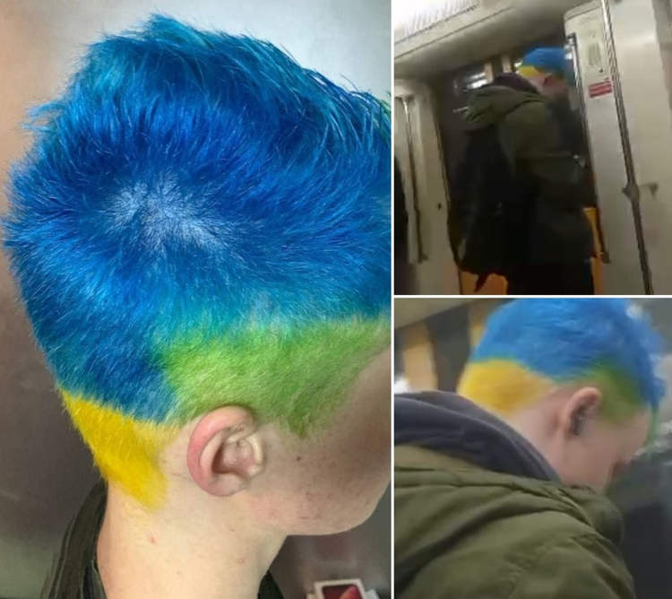 Russian Man Gets Prosecuted for Dyeing His Hair Yellow and Blue