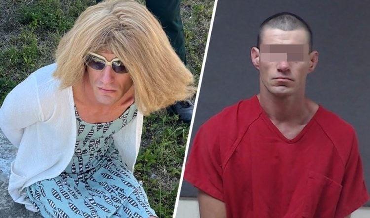 Man Disguises Himself as Blonde Woman to Avoid Arrest, Fails