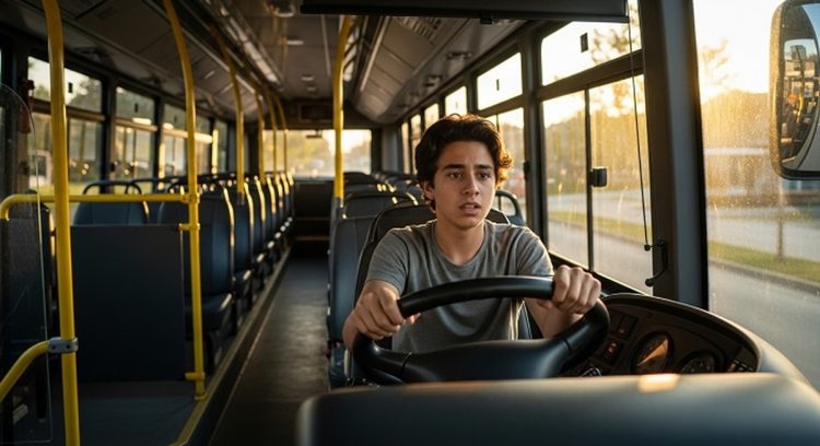 15-Year-Old Teenager Steals Bus, Drives It 80 Miles to Take Girlfriend to School