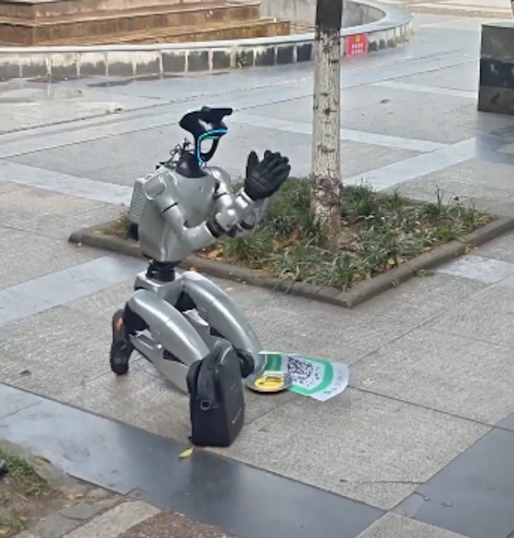 Robot Beggars on China’s Streets Suggests No One Is Dafe from the AI Revolution